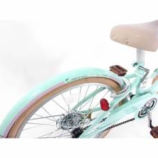 20インチ 身長115～130cm 子供用自転車 ピリココ（ミントグリーン）乗りやすい バスケット ベージュタイヤ 女の子 トイザらス限定