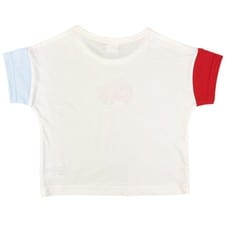 TINY DRIP 袖切替え 半袖デイリーTシャツ(ナチュラル×95cm)ベビーザらス限定
