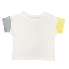 TINY DRIP 袖切替え 半袖デイリーTシャツ(ナチュラル×95cm)ベビーザらス限定