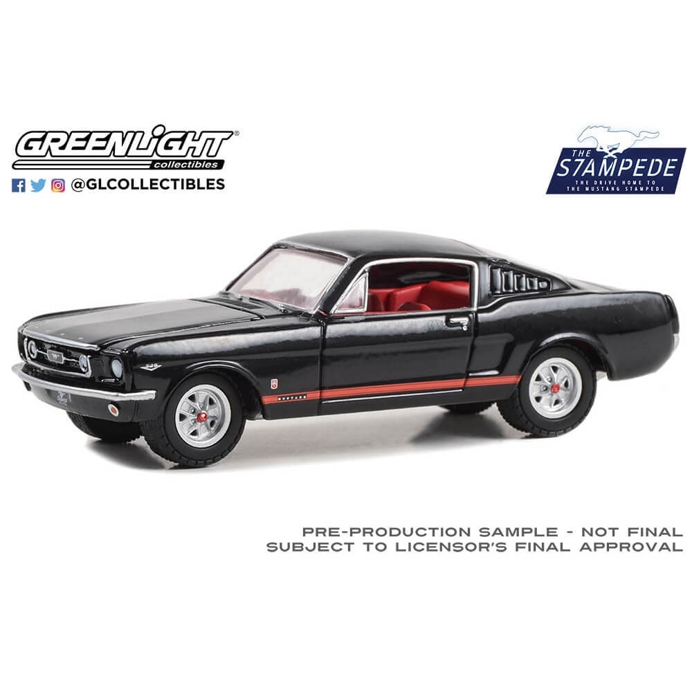 ͽվʡGL 1/64 1965 Ford Mustang GT - Raven Black with Red Stripesڽвͽ2024ǯ23