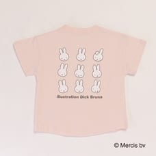 Miffy ミッフィー サガラ刺繍Tシャツ(ライトパステルピンク×95cm)ベビーザらス限定