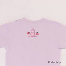 Miffy ミッフィー いちごとさくらんぼ発砲プリントTシャツ(パープル×80cm) ベビーザらス限定