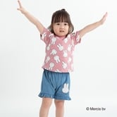 Miffy ミッフィー 総柄プリントTシャツ(ピンク×95cm)