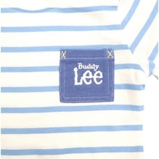 BUDDYLEE 半袖Tシャツ ポケット付き 先染めボーダー(ブルー×80cm) ベビーザらス限定