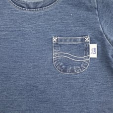 BUDDYLEE 半袖Tシャツ ポケット付き インディゴミニ裏毛(ネイビー×80cm) ベビーザらス限定