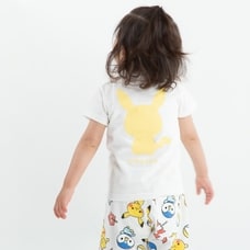 monpoke モンポケ 半袖Tシャツ シルエット ピカチュウ(ホワイト×95cm)