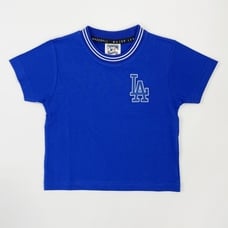 MLB ラインリブTシャツ(LAD)(ブルー×90cm) ベビーザらス限定