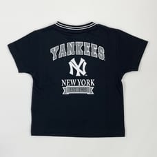 MLB ラインリブTシャツ(NYY)(ブラック×90cm) ベビーザらス限定