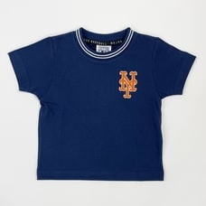 MLB ラインリブTシャツ(NYM)(ネイビー×110cm) ベビーザらス限定