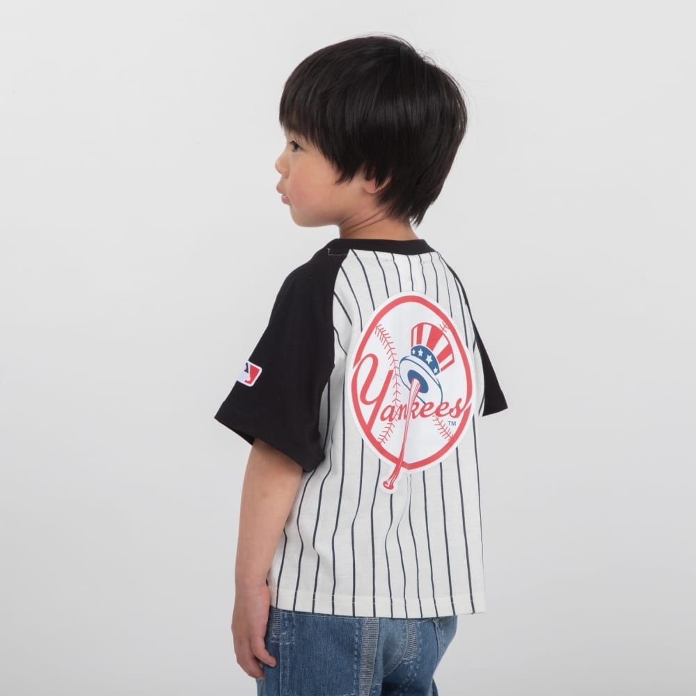MLB ラグランTシャツ(NYY)(ブラック×90cm) ベビーザらス限定