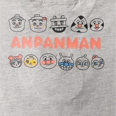 アンパンマン サガラ刺繍Tシャツ(グレー×95cm)