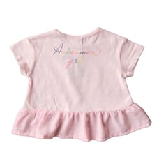 アンパンマン 裾フリルTシャツ(ピンク×90cm)