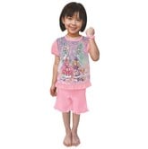 わんだふるぷりきゅあ 半袖光るパジャマ(ピンク×100cm)