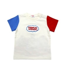 THOMAS トーマス 半袖Tシャツ クレイジー バックプリント(ナチュラル×95cm) ベビーザらス限定