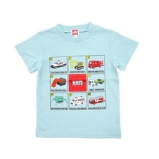TOMICA トミカ ボックスアート 半袖Tシャツ(グリーン×110cm)