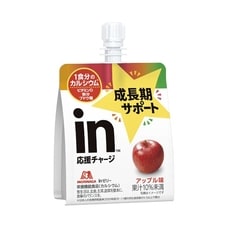 inゼリー 成長期サポート アップル味 180g 栄養機能（カルシウム）1食分のカルシウム りんご 森永製菓 子供