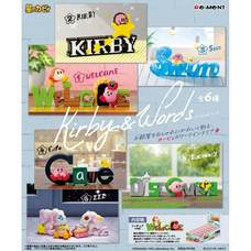 【BOX販売】星のカービィ Kirby & Words カービィー＆ワーズ 全6種【1BOXで全て揃います】リーメント フィギュア【送料無料】