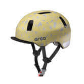 キッズヘルメット アルカ 50～54cm（マットアートイエロー）子供用ヘルメット SG規格 バイク・・・