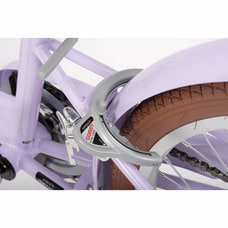 22インチ 身長122～145cm 子供用自転車 リグガールズ コレクション ジュニアシティ パープル 乗車し易いV型フレーム カゴ 外装6段変速 女の子 トイザらス限定
