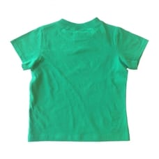 スーパーマリオ キャラ集合半袖Tシャツ(グリーン×100cm)