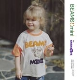 BEAMS mini 半袖Tシャツ 袖切替 ジェフリー ビームスミニ(ベージュ×80cm) ベビー・・・