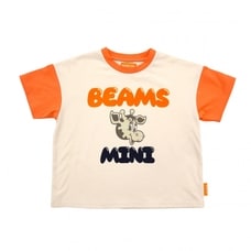BEAMS mini 半袖Tシャツ 袖切替 ジェフリー ビームスミニ(ベージュ×80cm) ベビーザらス限定