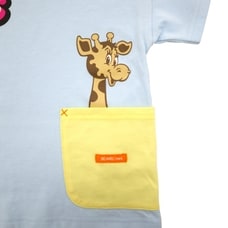 BEAMS mini 半袖Tシャツ ポケット ビームスミニ(ライトブルー×100cm) ベビーザらス限定