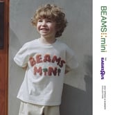BEAMS mini 半袖Tシャツ ロゴ ビームスミニ(ホワイト×95cm) ベビーザらス限定