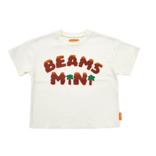 BEAMS mini 半袖Tシャツ ロゴ ビームスミニ(ホワイト×95cm) ベビーザらス限定