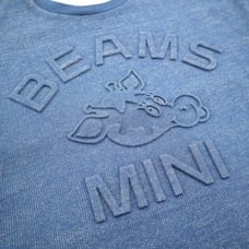 BEAMS mini 半袖Tシャツ エンボス ビームスミニ(ブルー×80cm) ベビーザらス限定