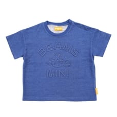 BEAMS mini 半袖Tシャツ エンボス ビームスミニ(ブルー×90cm) ベビーザらス限定
