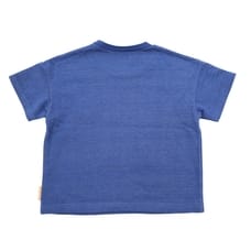 BEAMS mini 半袖Tシャツ エンボス ビームスミニ(ブルー×95cm) ベビーザらス限定
