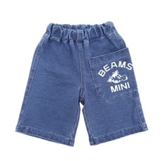BEAMS mini ハーフパンツ インディゴミニ裏毛 ビームスミニ(ブルー×80cm) ベビーザらス限定