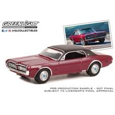 GL 1/64 1967 Mercury Cougar XR-7 GT - United States Postal Service (USPS): 2022 Pony Car Stamp Collection by Artist Tom Fritz