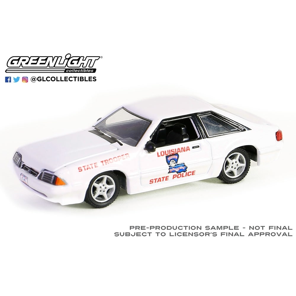 GL 1/64 1993 Ford Mustang SSP - Louisiana State Police State Trooper