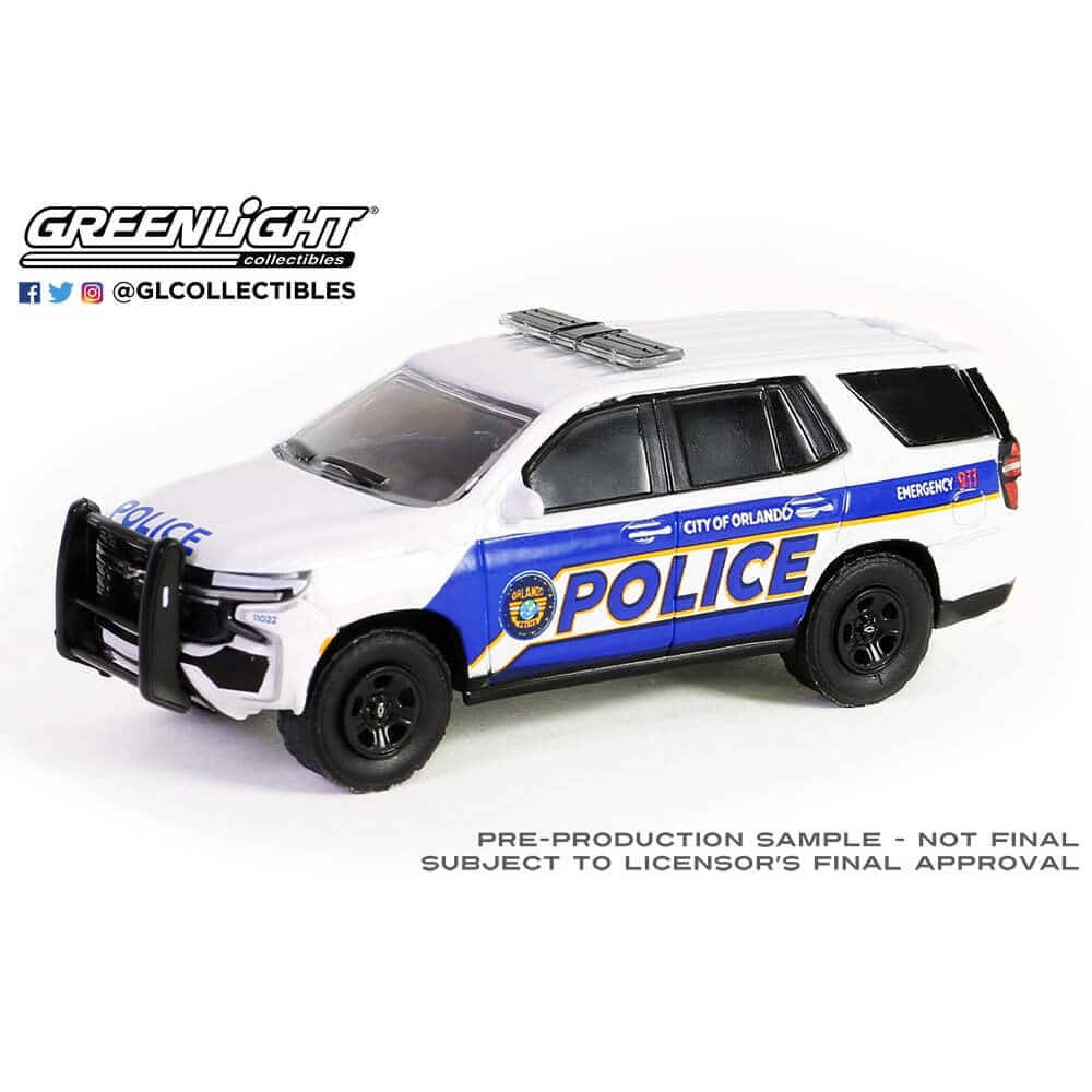 GL 1/64 2022 Chevrolet Tahoe Police Pursuit Vehicle (PPV) - City of Orlando Police, Orlando, Florida