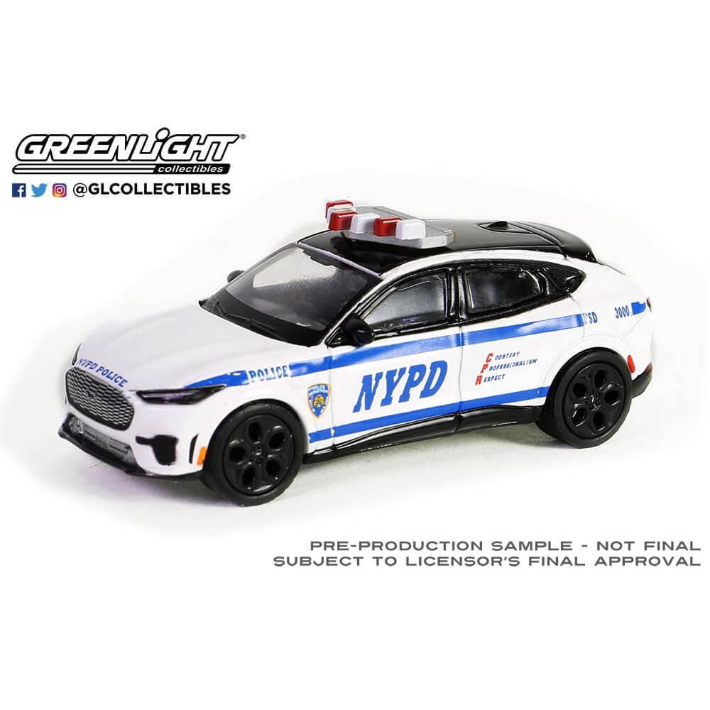 GL 1/64 2022 Ford Mustang Mach-E GT - New York City Police Dept (NYPD)