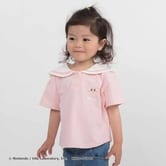 星のカービィ 衿付き 半袖Tシャツ(ピンク×80cm)