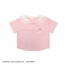 星のカービィ 衿付き 半袖Tシャツ(ピンク×90cm)