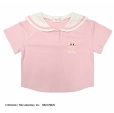 星のカービィ 衿付き 半袖Tシャツ(ピンク×100cm)