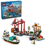 レゴ LEGO シティ 60422 レゴシティの波止場と貨物船【送料無料】
