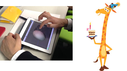 ワークショップ『ジェフリーにプレゼントするお誕生日ケーキをiPadで作ろう』