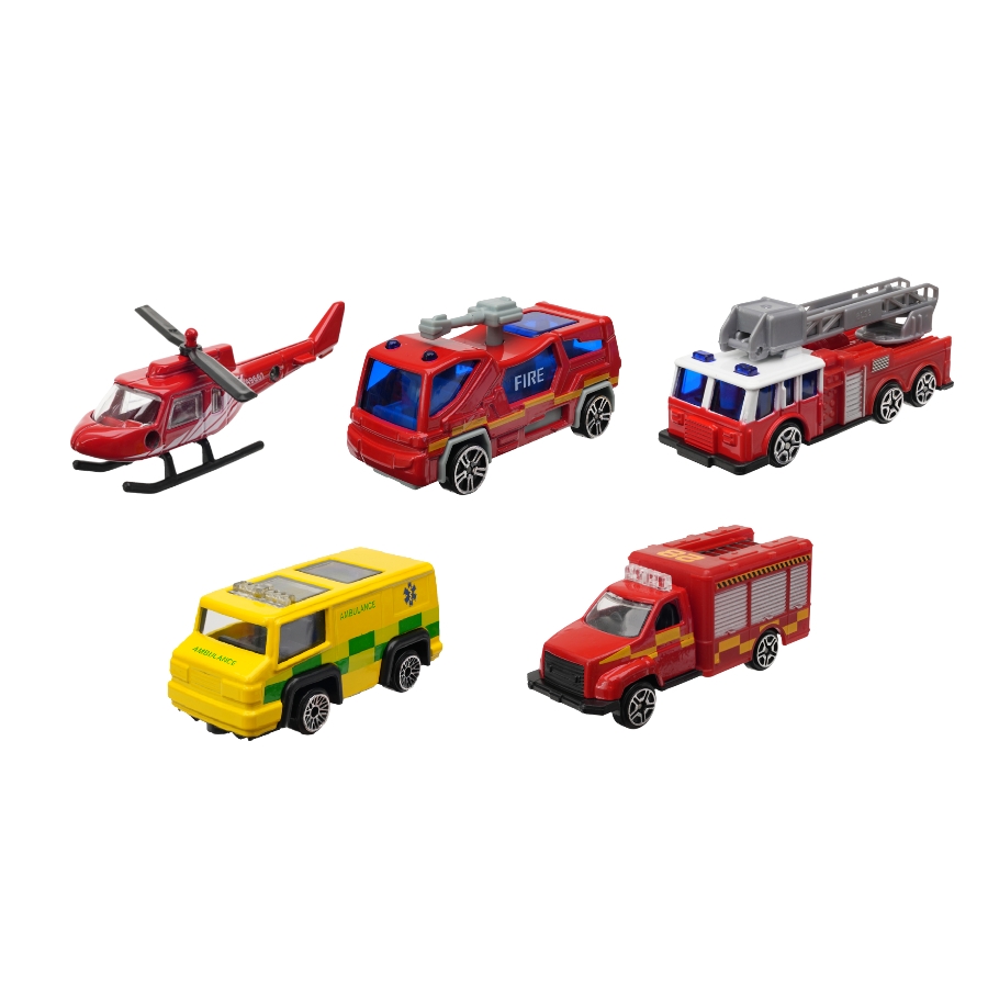 ダイキャスト 5パック レスキューセット トイザらス限定 3歳 4歳 5歳