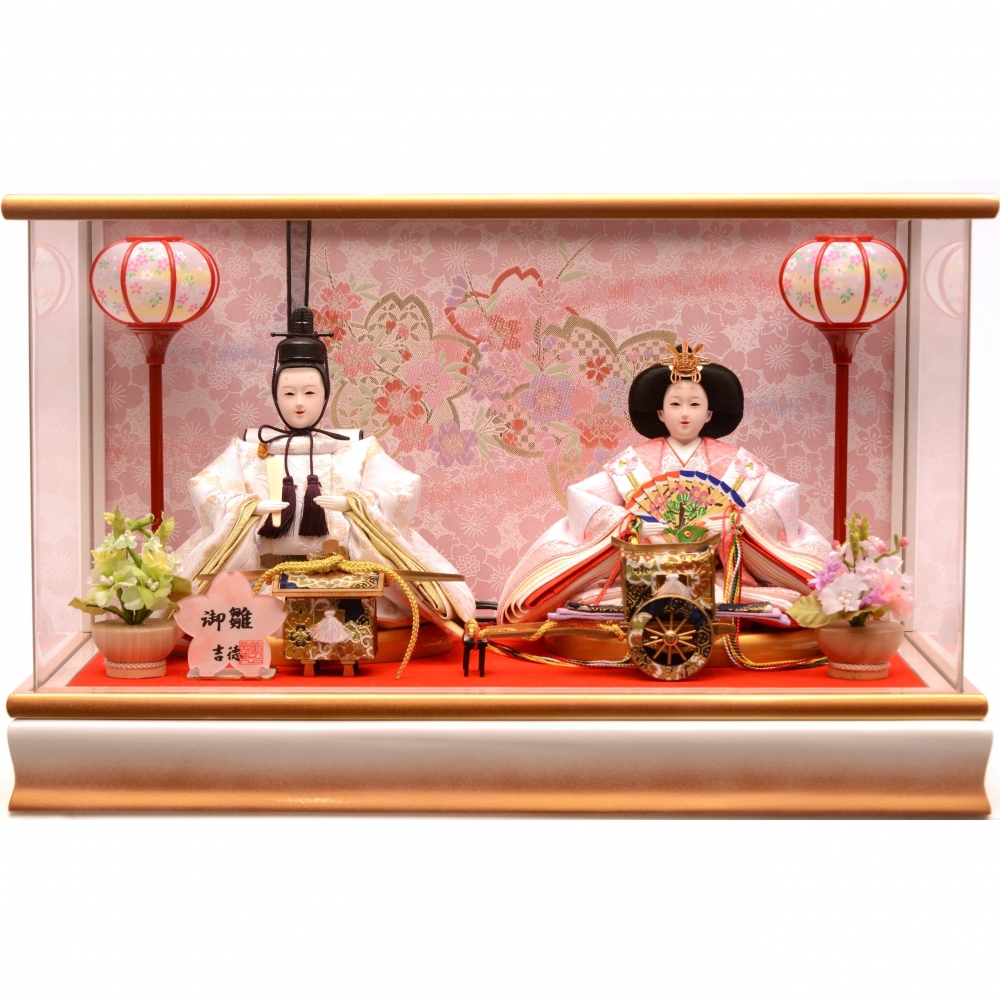 【雛人形】ケース飾り 親王飾り「桜金ぼかしパノラマアクリル」 (322034)ひな人形 ひな祭り お雛様 おしゃれ【メーカー直送】 【雛人形】ケース飾り 親王飾り「桜金ぼかしパノラマアクリル」 (322034)ひな人形 ひな祭り お雛様 おしゃれ【メーカー直送】