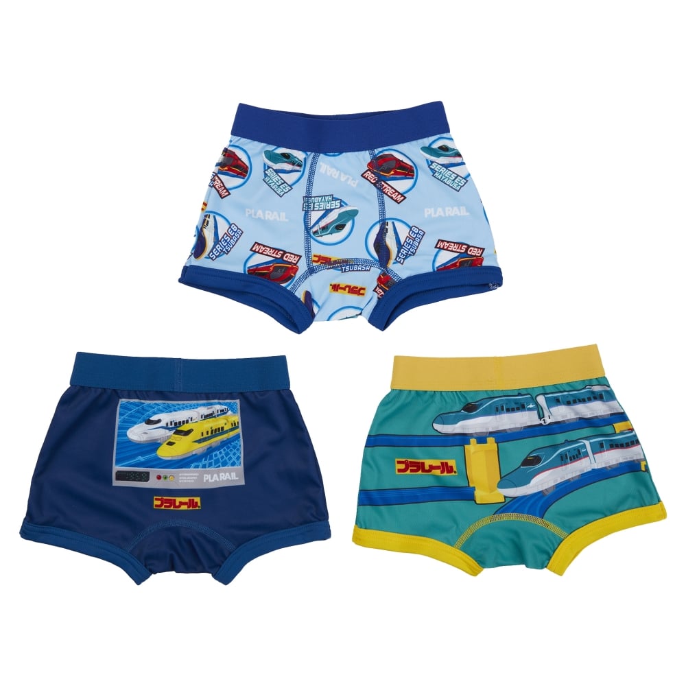 PLARAIL プラレール 3枚組ボクサーパンツ グリーン×110cm ベビーザらス限定 PLARAIL プラレール 3枚組ボクサーパンツ グリーン×110cm ベビーザらス限定
