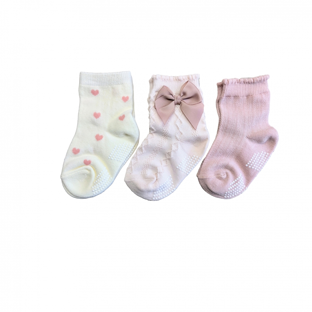 3Pクルーソックス リボン ベビーザらス限定