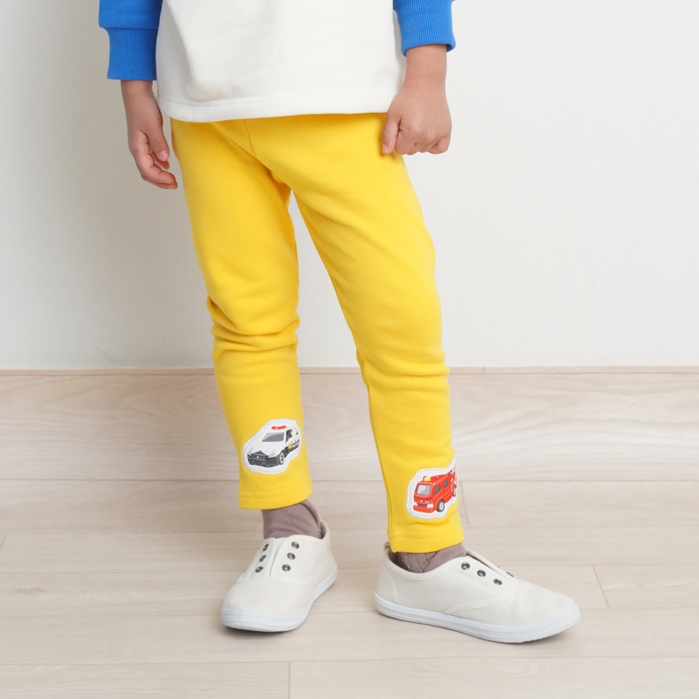 【TOMICA kie_158さんプロデュース】TOMICA トミカ レギンス イエロー×120cm