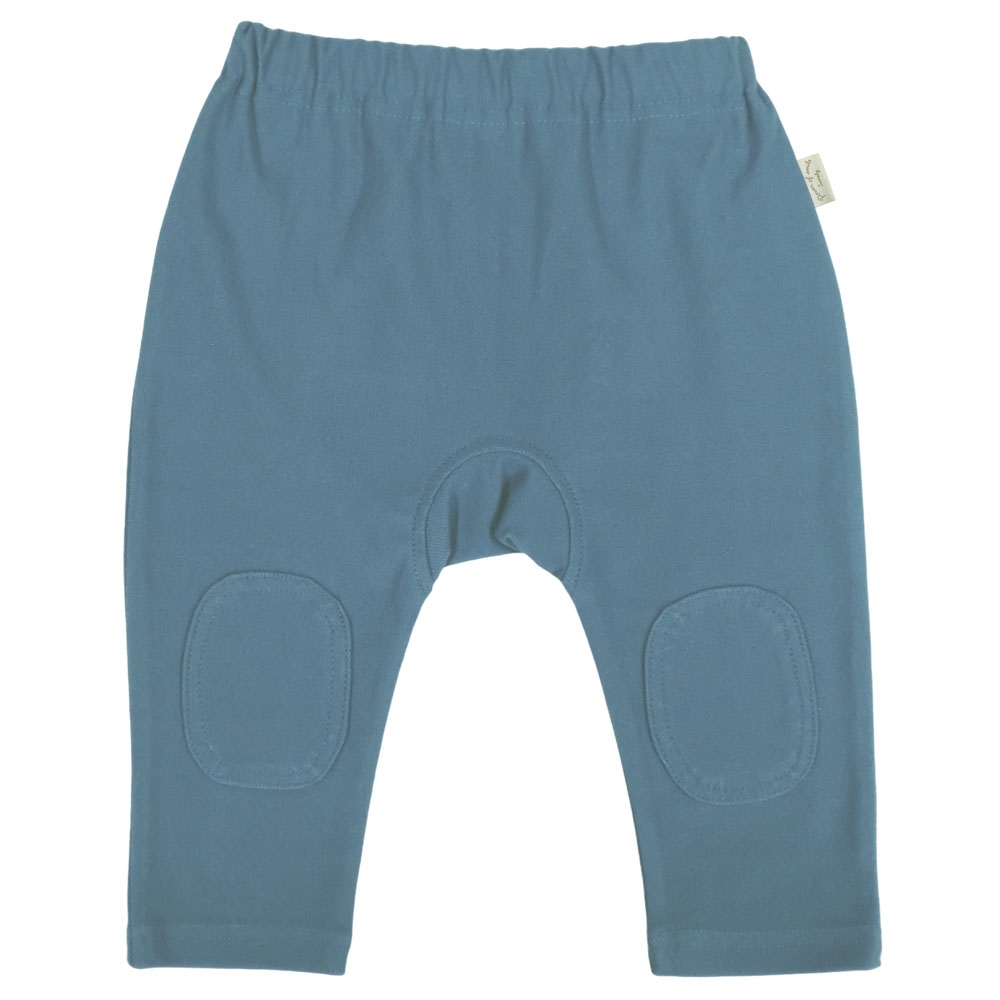 【ブラックフライデー】モンキーパンツ デニムニット ミディアムブルー×90cm 【ブラックフライデー】モンキーパンツ デニムニット ミディアムブルー×90cm