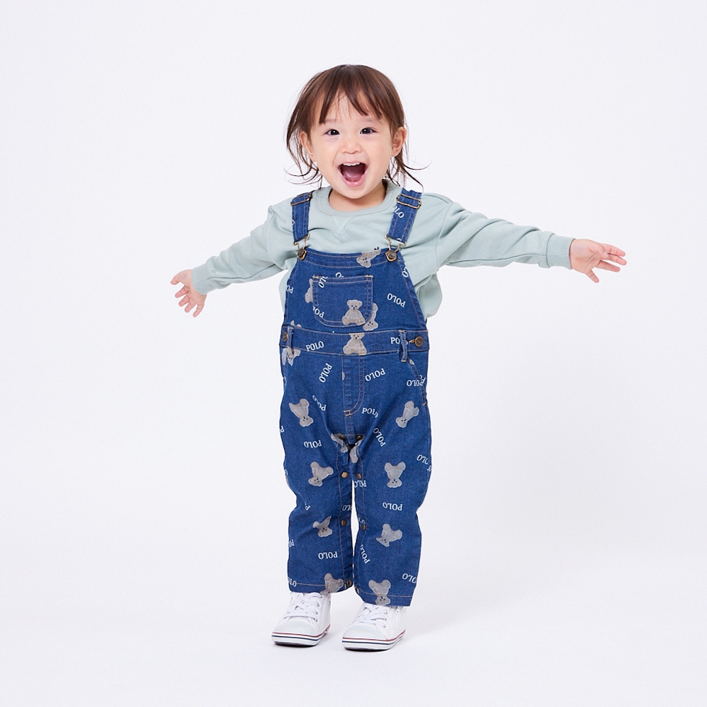 POLO BCS サロペットパンツ ブルーグレー×80cmベビーザらス限定 赤ちゃん 出産準備 出産祝い ベビー服 子供服