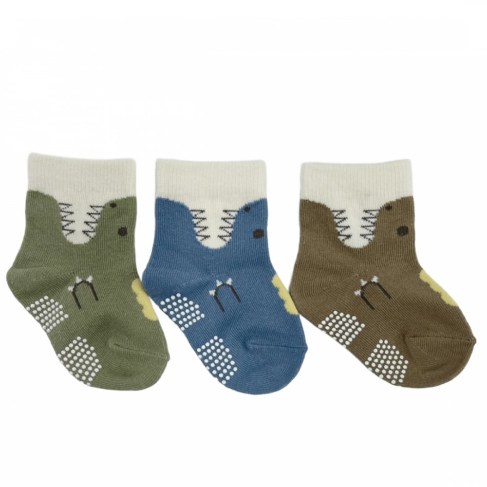 ガブリ恐竜 ロークルーソックス 3P